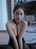 MISSLEG蜜丝  苏梅岛旅拍众筹系列 L003 黑色连体 乔依琳(29)